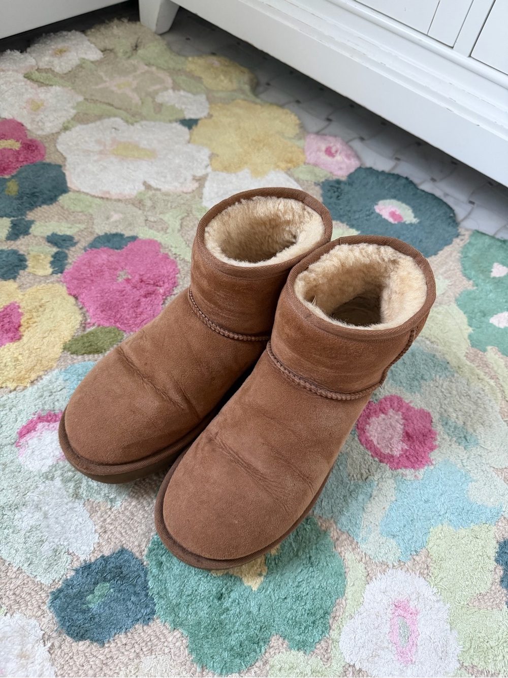 UGG Chestnut Short Shearling Boot
